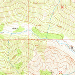 United States Geological Survey Rhodes Peak, ID-MT (1966, 24000-Scale) digital map