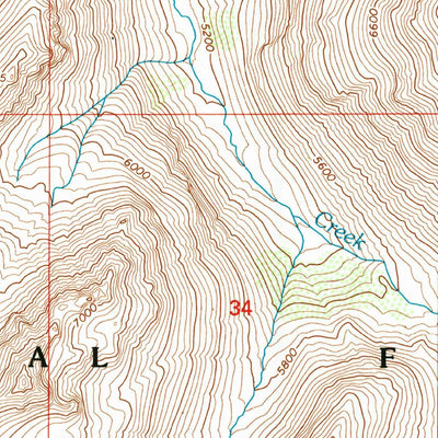 United States Geological Survey Rhodes Peak, ID-MT (1994, 24000-Scale) digital map