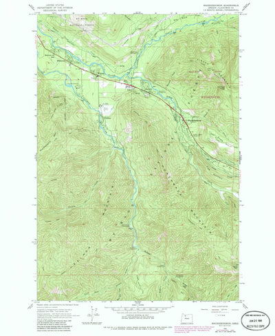 United States Geological Survey Rhododendron, OR (1962, 24000-Scale) digital map