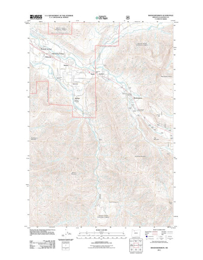 United States Geological Survey Rhododendron, OR (2011, 24000-Scale) digital map