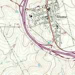 United States Geological Survey Rhome, TX (1960, 24000-Scale) digital map