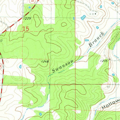 United States Geological Survey Rhyse, MO (1981, 24000-Scale) digital map