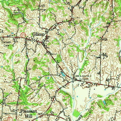 United States Geological Survey Rialto, TN (1962, 62500-Scale) digital map