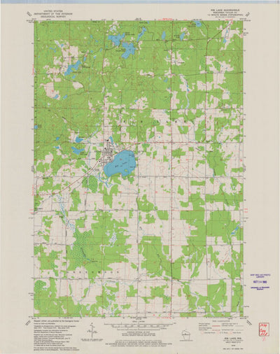 United States Geological Survey Rib Lake, WI (1979, 24000-Scale) digital map