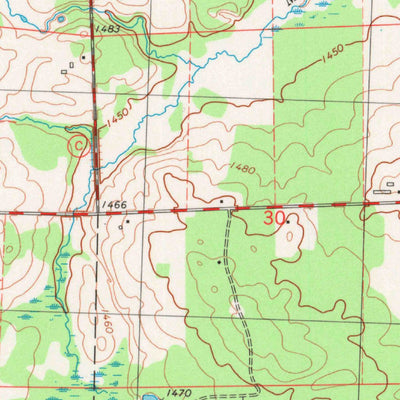 United States Geological Survey Rib River Lookout Tower, WI (1979, 24000-Scale) digital map