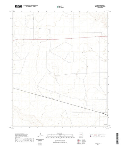 United States Geological Survey Ricardo, NM (2020, 24000-Scale) digital map