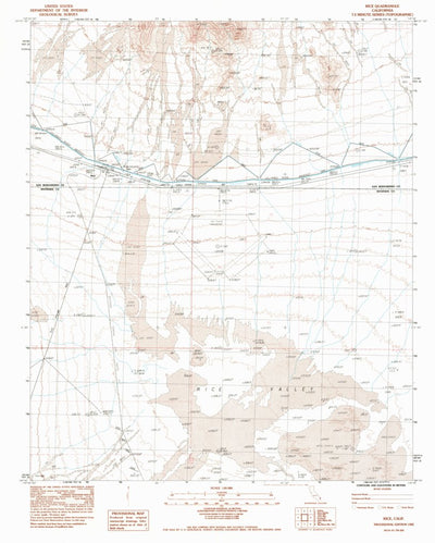 United States Geological Survey Rice, CA (1983, 24000-Scale) digital map