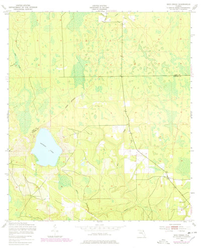 United States Geological Survey Rice Creek, FL (1949, 24000-Scale) digital map