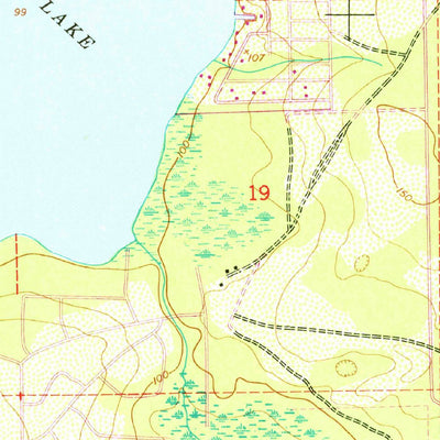 United States Geological Survey Rice Creek, FL (1949, 24000-Scale) digital map