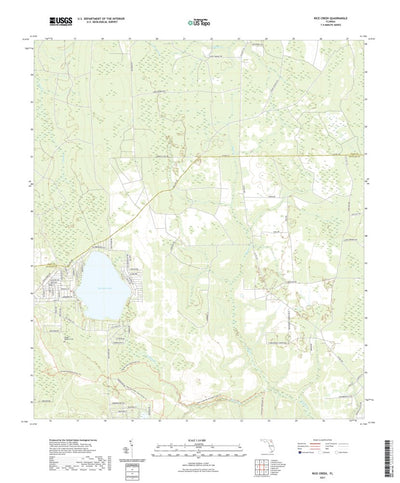 United States Geological Survey Rice Creek, FL (2021, 24000-Scale) digital map