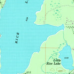 United States Geological Survey Rice Lake, MI (1954, 24000-Scale) digital map
