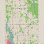 United States Geological Survey Rice Lake North, WI (1981, 24000-Scale) digital map