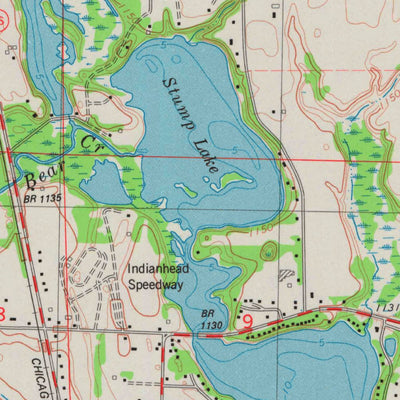 United States Geological Survey Rice Lake North, WI (1981, 24000-Scale) digital map