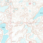 United States Geological Survey Rice Lake NW, ND (1980, 24000-Scale) digital map