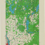 United States Geological Survey Rice Lake, WI (1965, 62500-Scale) digital map