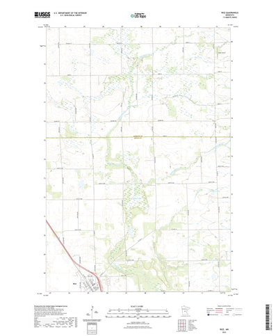 United States Geological Survey Rice, MN (2022, 24000-Scale) digital map