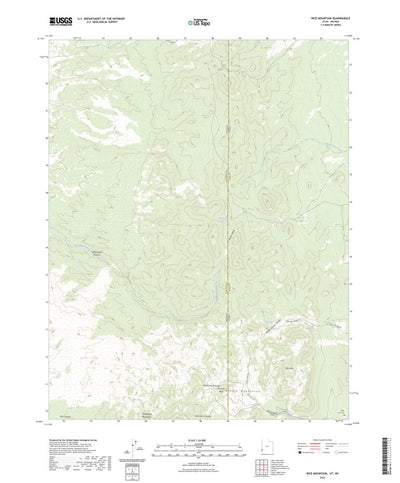 United States Geological Survey Rice Mountain, UT (2023, 24000-Scale) digital map