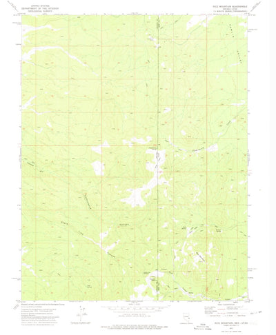 United States Geological Survey Rice Mountain, UT-NV (1972, 24000-Scale) digital map