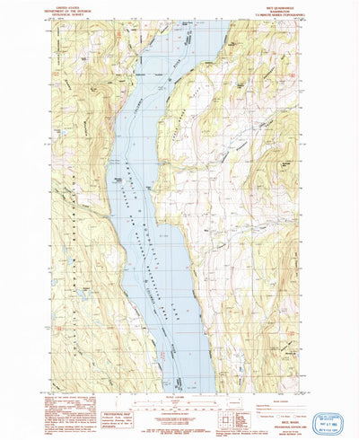 United States Geological Survey Rice, WA (1985, 24000-Scale) digital map