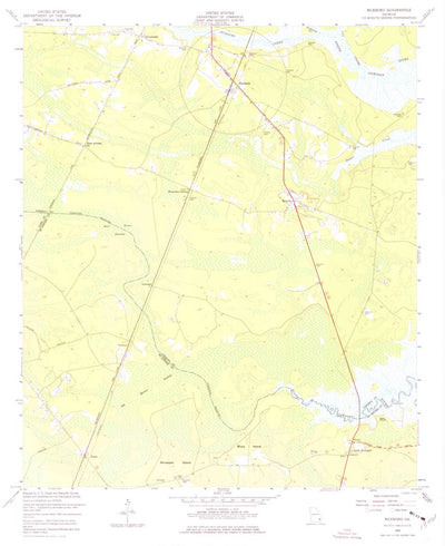 United States Geological Survey Riceboro, GA (1955, 24000-Scale) digital map