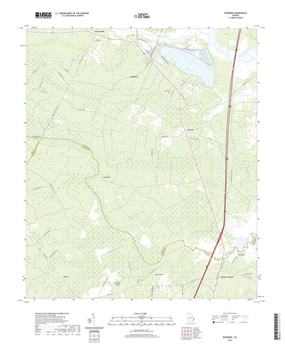 United States Geological Survey Riceboro, GA (2020, 24000-Scale) digital map