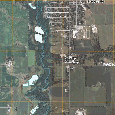 United States Geological Survey Riceville, IA (2010, 24000-Scale) digital map