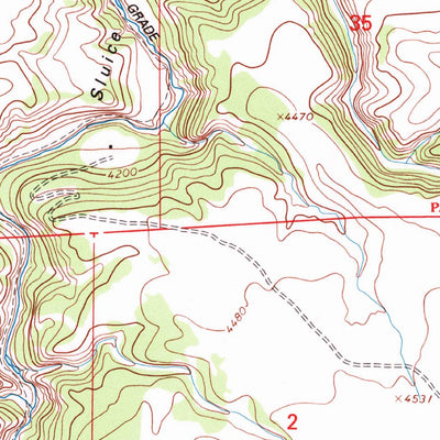 United States Geological Survey Riceville, MT (1995, 24000-Scale) digital map
