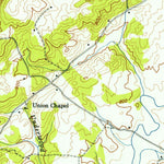 United States Geological Survey Riceville, TN (1943, 24000-Scale) digital map