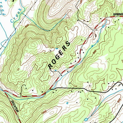 United States Geological Survey Riceville, TN (1964, 24000-Scale) digital map