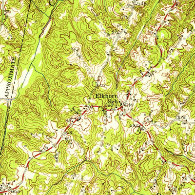 United States Geological Survey Riceville, VA (1954, 62500-Scale) digital map