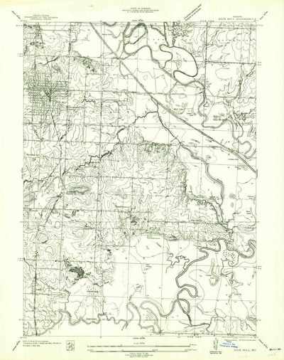United States Geological Survey Rich Hill, MO (1963, 24000-Scale) digital map