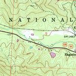 United States Geological Survey Rich Mountain, AR (1958, 24000-Scale) digital map