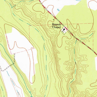 United States Geological Survey Rich Square, NC (1974, 24000-Scale) digital map