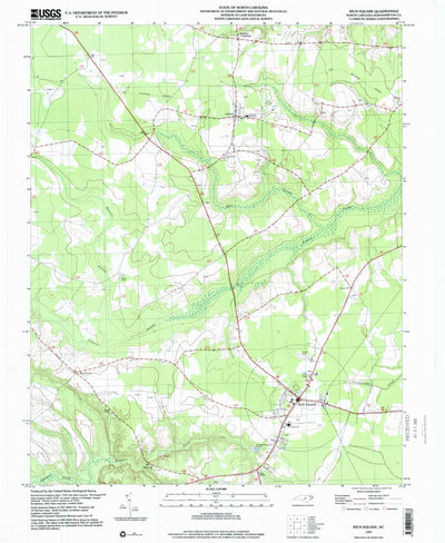United States Geological Survey Rich Square, NC (1997, 24000-Scale) digital map