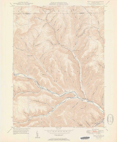 United States Geological Survey Rich Valley, PA (1950, 24000-Scale) digital map