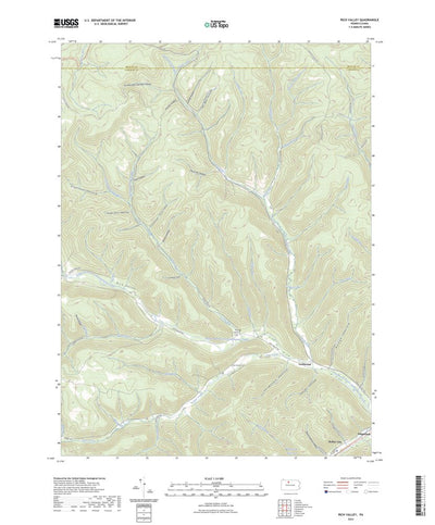 United States Geological Survey Rich Valley, PA (2023, 24000-Scale) digital map