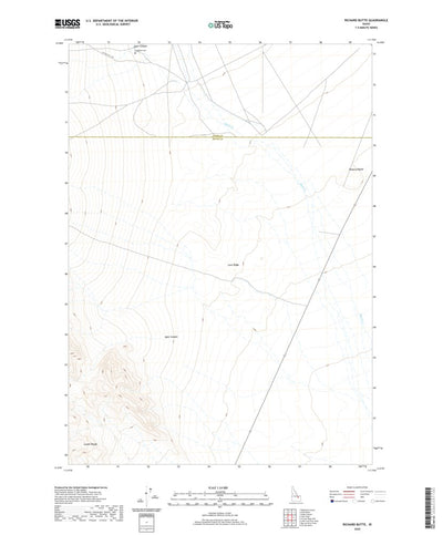 United States Geological Survey Richard Butte, ID (2020, 24000-Scale) digital map