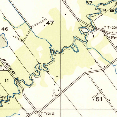 United States Geological Survey Richard, LA (1947, 31680-Scale) digital map
