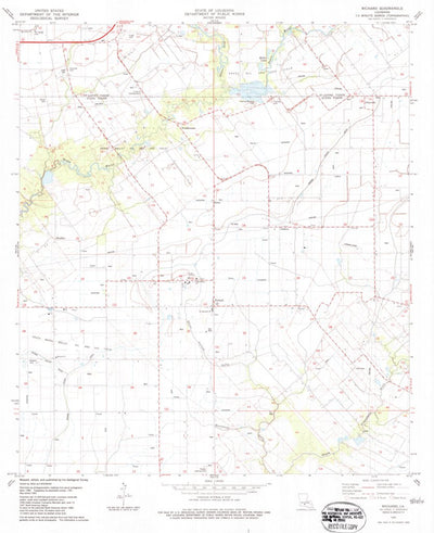 United States Geological Survey Richard, LA (1983, 24000-Scale) digital map