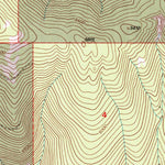 United States Geological Survey Richards Mountain, MT (1997, 24000-Scale) digital map
