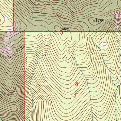 United States Geological Survey Richards Mountain, MT (1997, 24000-Scale) digital map