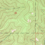 United States Geological Survey Richards Peak, MT (1966, 24000-Scale) digital map