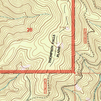 United States Geological Survey Richards Peak, MT (1999, 24000-Scale) digital map