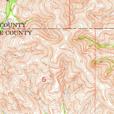 United States Geological Survey Richards Spur, OK (1956, 24000-Scale) digital map