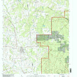 United States Geological Survey Richards, TX (1997, 24000-Scale) digital map