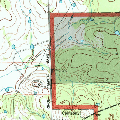 United States Geological Survey Richards, TX (1997, 24000-Scale) digital map