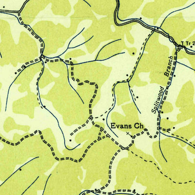 United States Geological Survey Richardson Cove, TN (1935, 24000-Scale) digital map