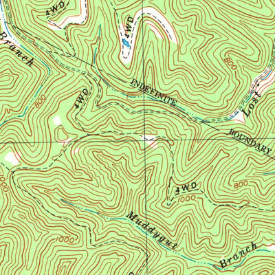 United States Geological Survey Richardson, KY (1992, 24000-Scale) digital map