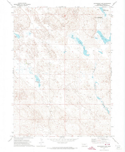 United States Geological Survey Richardson Lake, NE (1971, 24000-Scale) digital map