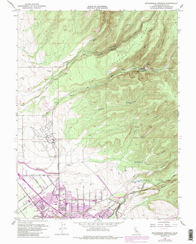United States Geological Survey Richardson Springs, CA (1951, 24000-Scale) digital map
